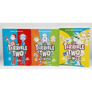 Terrible Two BOOK SET Lot of 3 Barnett & John Grade 3-7 Chapter Book Illustrated
